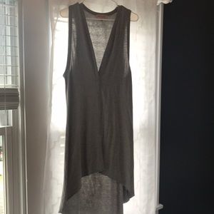 Long cardigan vest